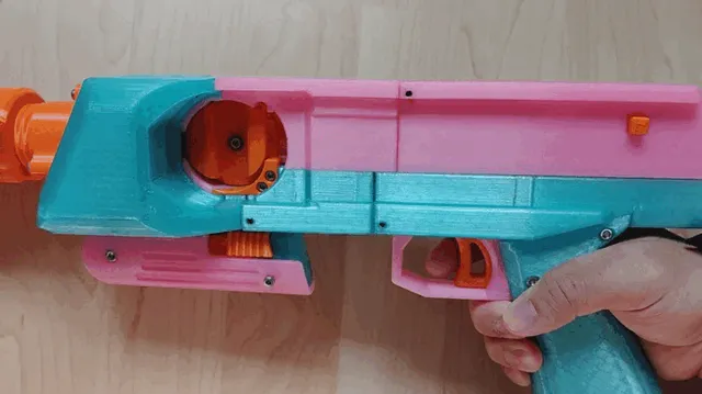 Enso-90: Brushed Semi-Auto Nerf Blaster — Фото 5 из 8