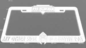 He-Man My Other Ride Is A Battle Cat, License Plate Frame