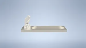 parrot pencil tray