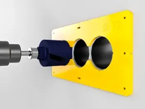Wall Plate Hole Template