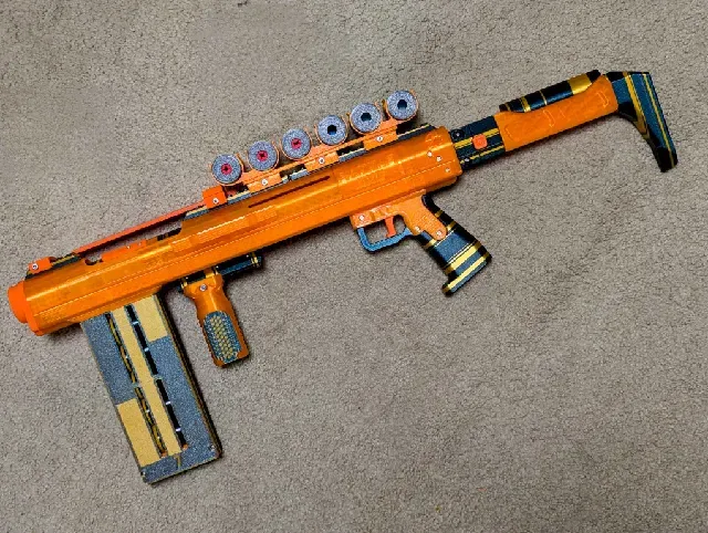 Battle Axe - Shell Ejecting Nerf Shotgun (3D Printed Nerf Blaster) — Фото 19 из 39
