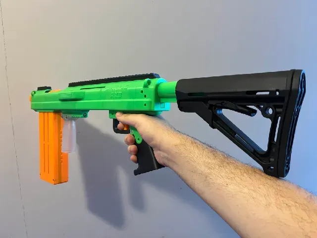 Battle Axe - Shell Ejecting Nerf Shotgun (3D Printed Nerf Blaster) — Фото 15 из 39