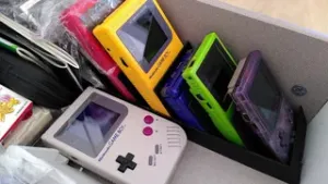 Gameboy drawer storage