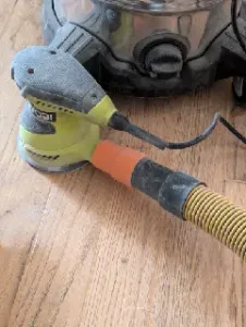 Ryobi Orbital sander to DeWalt Shop Vac adapter