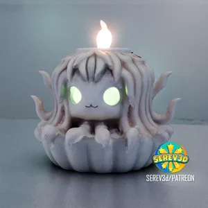 Cute Medusa Candle Holder - SEREV3d