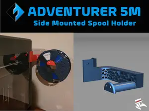 FlashForge Adventurer 5M Side Mount Spool Holder