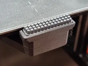 Prusa XL Front Nozzle Purge Wiper for Bambu Lab A1 (not mini!) Silicone Brush | Prusa XL Fronthalter für A1-Silikonbürsten