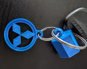 Mitsubishi Keychain