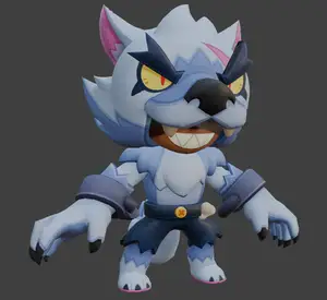 White Wolf Leon - Brawl Stars