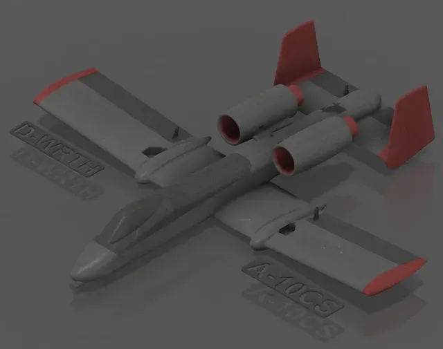 A-10CS | Fully 3D Printable Dual 30mm EDF RC Plane — Фото 2 из 3