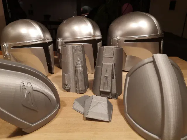 How to print the Mandalorian helmet -> size S, M, L and 3D print settings — Фото 6 из 6