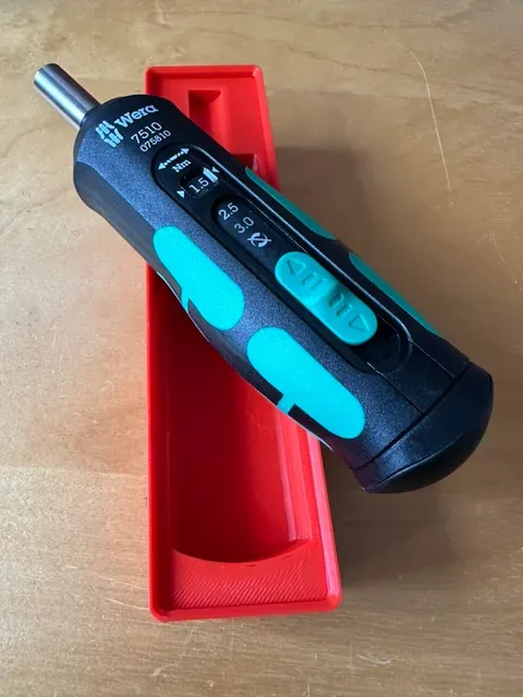 Wera 7510 Kraftform Safe-Torque Speed Torque Screwdriver Gridfinity Bin 4x1