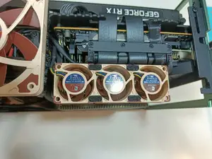 Mounting kits for mounting Noctua NF-A4x20/A4x10 fans above and below the CPU cooler in Fractal Design Terra case (only for position 1)