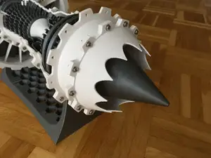 Chevron Nozzle for Jet Engine