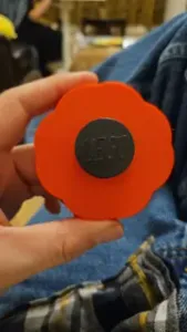 Poppy for giant lego wreath