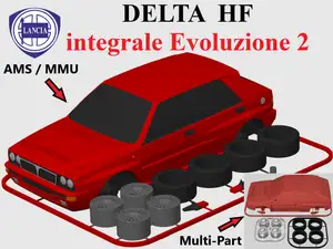 3D-модели машин Lancia для принтера: от раллийных легенд до фигурок