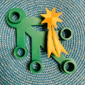 Christmas Star of Bethlehem for Giant LEGO Wreath