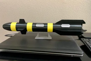 AGM-114 Hellfire Missile in sections