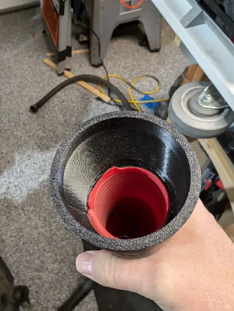 (Unofficial) LowRider 4 CNC - 1.5" ShopVac Hose Adapter + Spacer — Фото 3 из 3