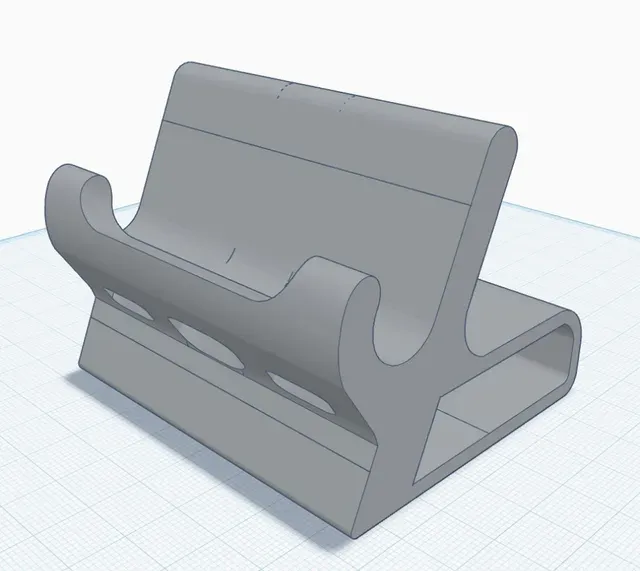 Small Cell Phone Stand (originally for Pixel 6a or 7a w/ 2mil slim case)