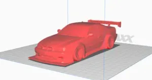 Low Detail Race Car (made with meshy.ai)