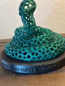 2025 Year of the Snake! Voronoi style.