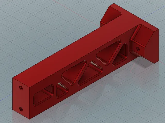 Heavy-Duty Wall Bracket for 3D Printer Shelf - 25cm — Фото 2 из 6
