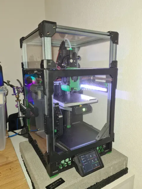 Voron V0.2 one pice front door panel