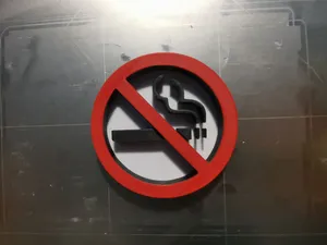 No smoke sign / zakaz palenia