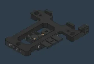 not-a-Wago and 3010 fan mount for Fysetc CNC bed frame (Voron 0)