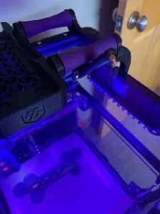 Voron 2.4/Trident Top Hat Roof Rack Filament Roller Reverse Bowden Arm