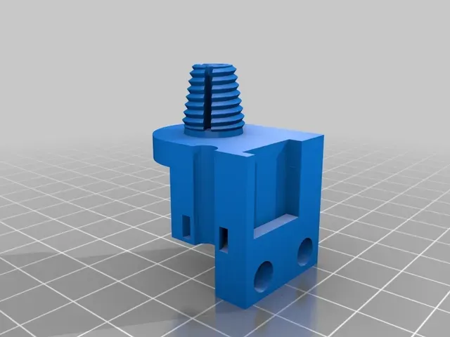 E3D or V6 Clone - Direct Feed to Bowden Adapter, mount, and fang for STOCK CR10, Ender 2, 3, 4. — Image 4 of 9
