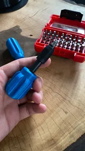 Screwdriver handle for hex bit
