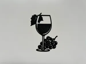Glass Of Wine Wall Art #1
