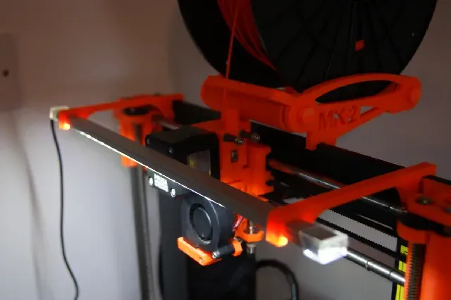 Prusa i3 MK2 LED Light strip Brackets — Image 2 of 4