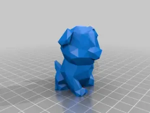 Low Poly Creality Test Dog