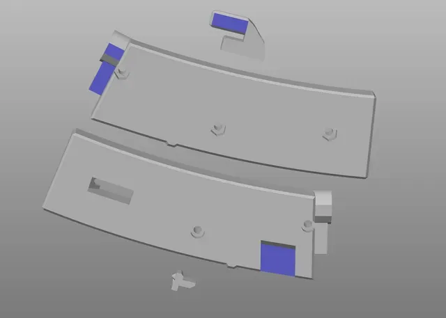 MP5 AEG Curved Mid Cap Mag for Mosquito & Cyma (BETA WIP) — Image 4 of 5
