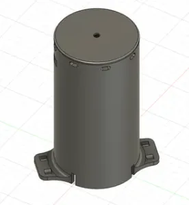 AI on the Edge - Watermeter Holder for ESP32 CAM and antenna