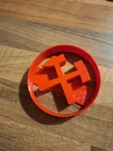 Schlägel und Eisen Keksausstecher / Cookie Cutter crossed Hammer and Pickaxe