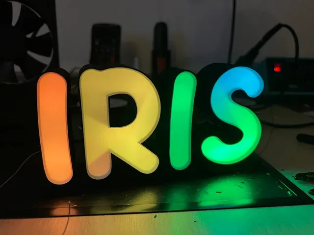 Glowing WLED or LED all alphabet letters and all numbers 8.5 cm high — Фото 2 из 17