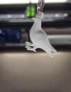 Pigeon keychain