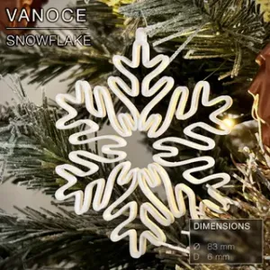 VANOCE | Hanging Snowflake, Christmas Tree