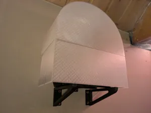 Dust cover for MMU3 wall mount filament reel holder