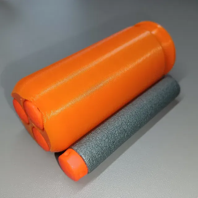 Silly Shell --- 6x Short Darts --- Airtight Barrels (3x2 Short Darts / 18x Foam Balls) — Image 5 of 12