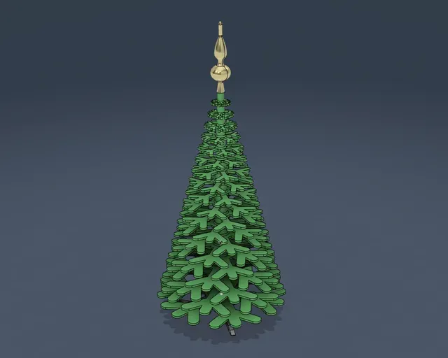 Modular snowflake Christmas tree — Фото 6 из 6