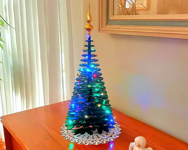 Modular snowflake Christmas tree — Фото 3 из 6