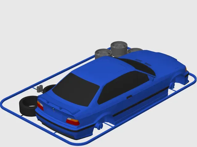 BMW M3 E36 Coupé Kit Card (1:24 scale) — Фото 11 из 11