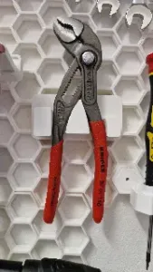 Knipex 87 01 150 plumbing pliers holder for Honeycomb storage wall