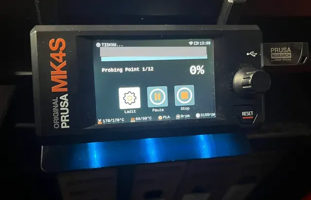 MK4S Enclosure xLCD Adapter for Improved Light Bar Visibility