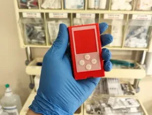 Blood alcohol test device prop for healthcare simulations